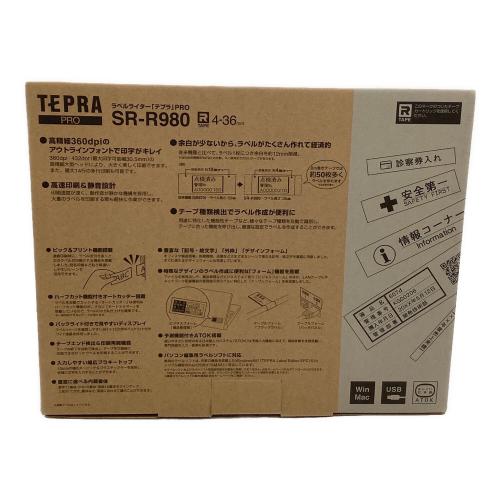 TEPRA PRO ラベルライター 別売りカートリッジ複数付き SR-R980 未使用品