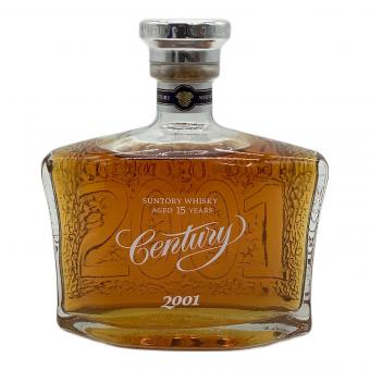 サントリー ジャパニーズウィスキー 700ml センチュリー 15年 2001 未開封