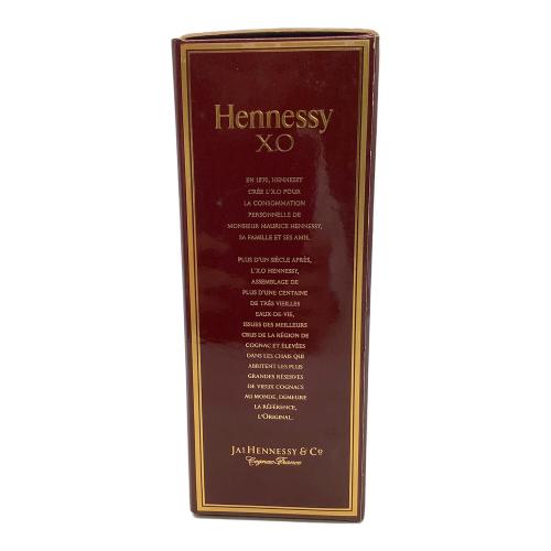 ヘネシー (Hennessy) コニャック 700ml XO 金キャップ クリアボトル 未開封