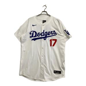 NIKE (ナイキ) ユニフォーム メンズ SIZE 48 ホワイト #17 大谷翔平 ロサンゼルス・ドジャース Elite Jersey 選手着用仕様