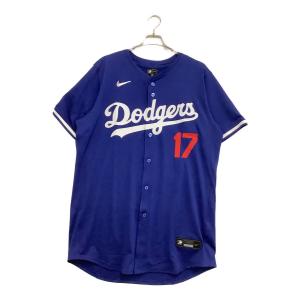NIKE (ナイキ) ユニフォーム メンズ SIZE 48 ブルー #17 大谷翔平 ロサンゼルス・ドジャース Elite Jersey 選手着用仕様