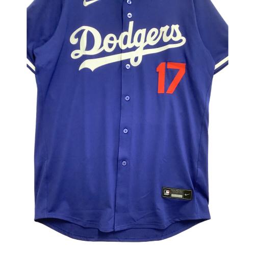 NIKE (ナイキ) ユニフォーム メンズ SIZE 48 ブルー #17 大谷翔平 ロサンゼルス・ドジャース Elite Jersey 選手着用仕様