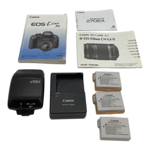 CANON (キャノン) デジタル一眼レフカメラ EOS Kiss X4 ※画面部分パーツ欠品有