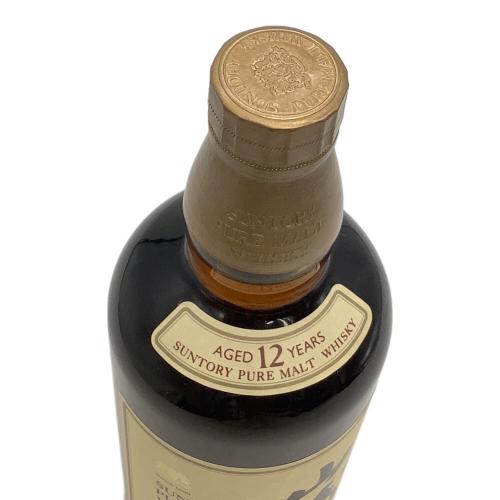 サントリー ジャパニーズウィスキー 向獅子マーク 750ml 山崎 12年 ピュアモルト 未開封