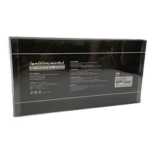 TOYOTA MR2 (AW11) Gun Metallic / Silver ignition model (イグニッションモデル) モデルカー