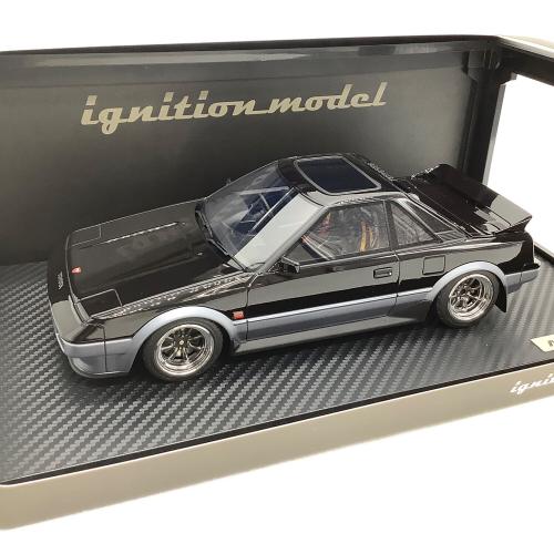 TOYOTA MR2 (AW11) Gun Metallic / Silver ignition model (イグニッションモデル) モデルカー