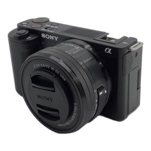 SONY (ソニー) デジタル一眼レフカメラ ZV-E10 2450万画素 APS-C 専用電池 SDカード/SDHCカード/SDXCカード 標準：ISO100～32000 5799201