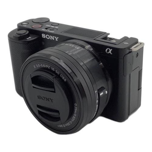 SONY (ソニー) デジタル一眼レフカメラ ZV-E10 2450万画素 APS-C 専用電池 SDカード/SDHCカード/SDXCカード 標準：ISO100～32000 5799201