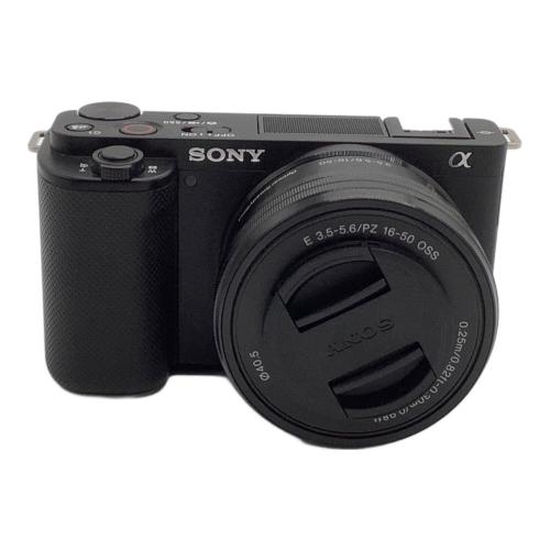 SONY (ソニー) デジタル一眼レフカメラ ZV-E10 2450万画素 APS-C 専用電池 SDカード/SDHCカード/SDXCカード 標準：ISO100～32000 5799201