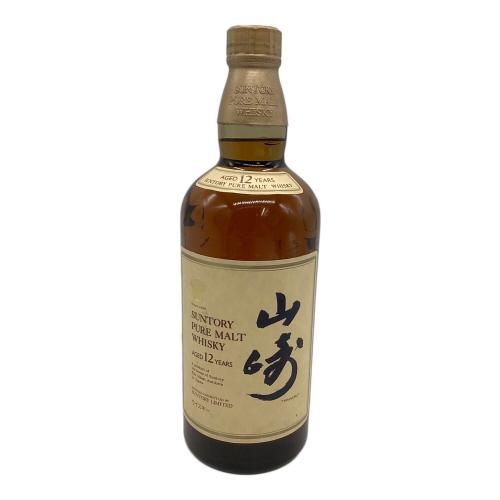 サントリー ジャパニーズウィスキー 750ml 山崎 12年 ピュアモルト 未開封