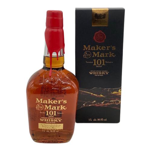 メーカーズマーク バーボン 1000ml 101プルーフ 未開封