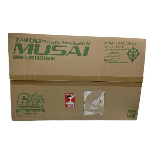 BANDAI (バンダイ) ガンプラ MUSAI ムサイ級軽巡洋艦 クリアver. ガンダムコレクションネオ 外箱開封済み（内部未開封品）