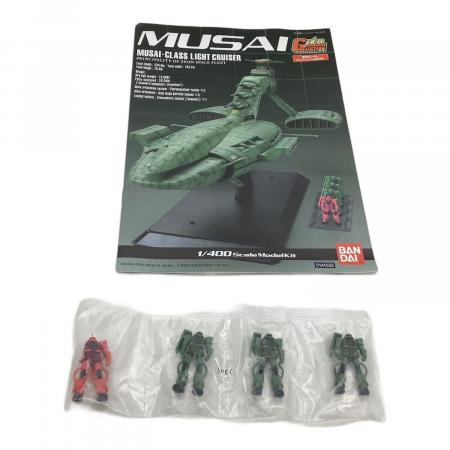 ムサイ プラモデル 未開封品 BANDAI (バンダイ) ガンプラ 外箱開封済み（内部未開封品） ムサイ級軽