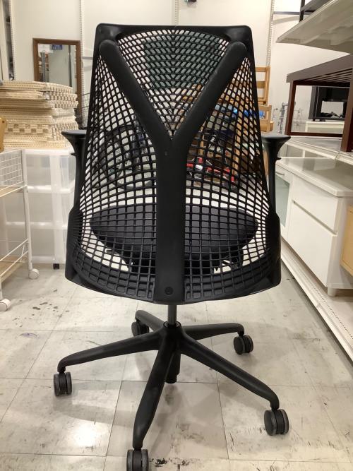 Herman Miller (ハーマンミラー) ワークチェアー ブラック 171 セイルチェア アーム付 AS1YA23HA-0881