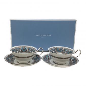 Wedgwood (ウェッジウッド) カップ&ソーサー フロレンティーン・ターコイズ 2Pセット