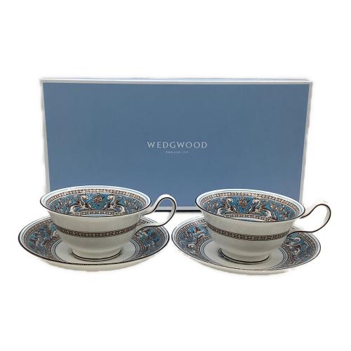 Wedgwood (ウェッジウッド) カップ&ソーサー フロレンティーン・ターコイズ 2Pセット