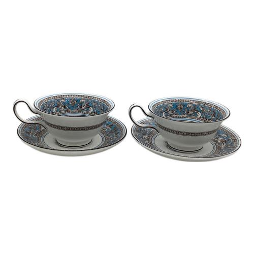 Wedgwood (ウェッジウッド) カップ&ソーサー フロレンティーン・ターコイズ 2Pセット