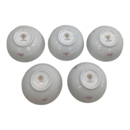 大倉陶園 (オオクラトウエン) 蓋付煎茶碗揃 Hand Painted 5Pセット