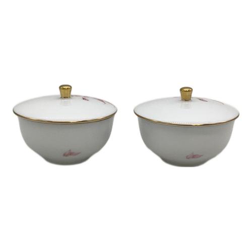 大倉陶園 (オオクラトウエン) 蓋付煎茶碗揃 Hand Painted 5Pセット