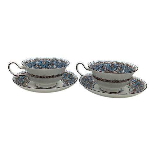 Wedgwood (ウェッジウッド) カップ&ソーサー フロレンティーン・ターコイズ 2Pセット