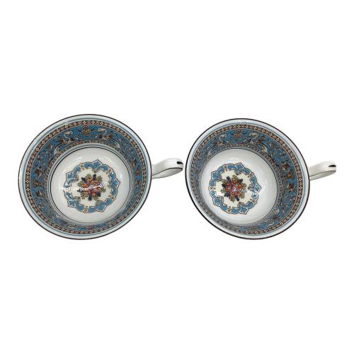 Wedgwood (ウェッジウッド) カップ&ソーサー フロレンティーン・ターコイズ 2Pセット