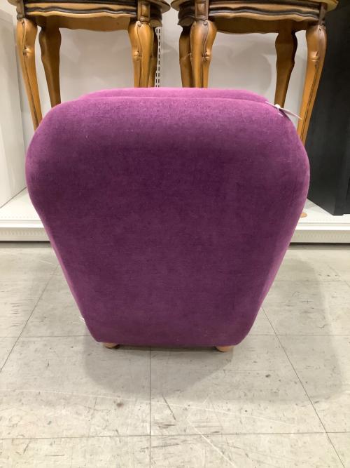 IDEE (イデー) ローソファー パープル 1人掛け ファブリック ミニミラー アームチェア