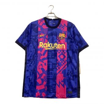 NIKE (ナイキ) サッカーユニフォーム メンズ SIZE L ネイビー×パープル バルセロナ 3rd 21/22