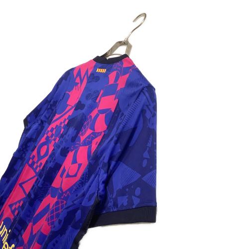 NIKE (ナイキ) サッカーユニフォーム メンズ SIZE L ネイビー×パープル バルセロナ 3rd 21/22