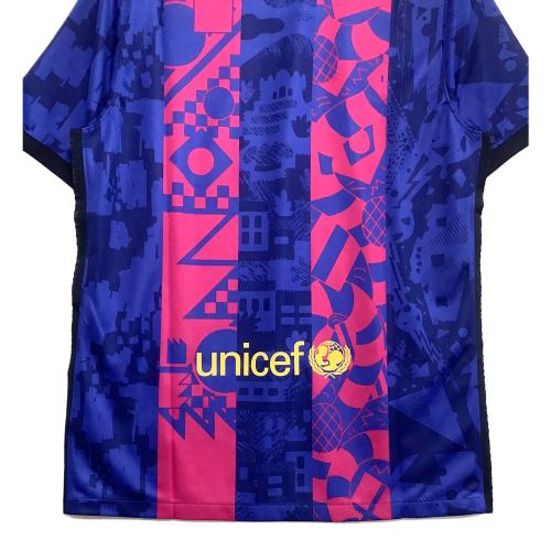 NIKE (ナイキ) サッカーユニフォーム メンズ SIZE L ネイビー×パープル バルセロナ 3rd 21/22