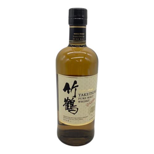 ニッカ ジャパニーズウィスキー ピュアモルトウイスキー 700ml 竹鶴 白ラベル 未開封