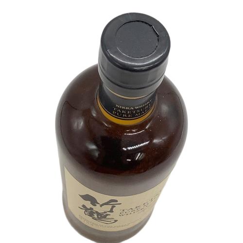 ニッカ ジャパニーズウィスキー ピュアモルトウイスキー 700ml 竹鶴 白ラベル 未開封