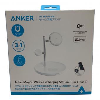 Anker (アンカー) 充電器 Anker MagGo Wireless Charging Station (3-in-1 Stand)