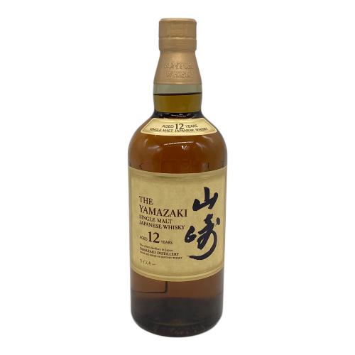 山崎 (ヤマザキ) ジャパニーズウィスキー 700ml 12年 未開封