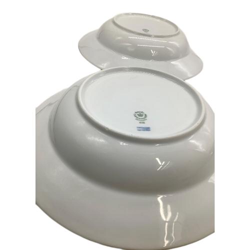 ROYAL COPENHAGEN (ロイヤル・コペンハーゲン) 深皿 ホワイトエレメンツ 4Pセット