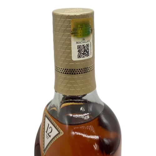 サントリー スコッチウィスキー 700ml 箱付 MACALLAN SHERRY OAK CASAK 12年 未開封