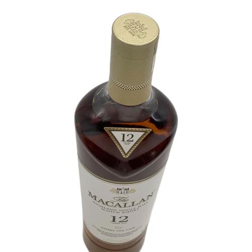 サントリー スコッチウィスキー 700ml 箱付 MACALLAN SHERRY OAK CASAK 12年 未開封