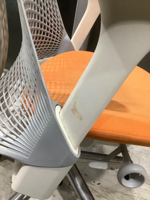 Herman Miller (ハーマンミラー) セイルチェア AS1YA23HA-0905  オレンジ×グレー