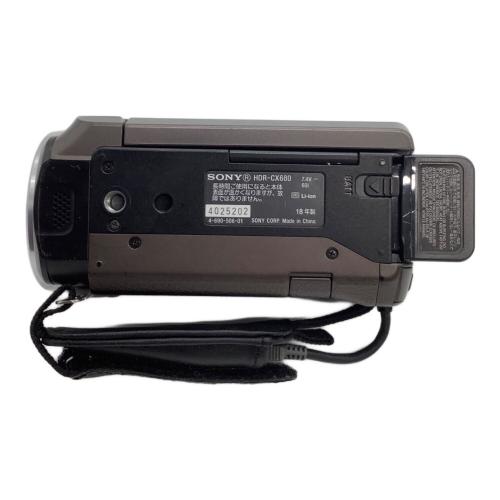 SONY (ソニー) ビデオカメラ HDR-CX680｜トレファクONLINE