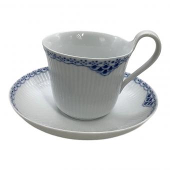 ROYAL COPENHAGEN (ロイヤル・コペンハーゲン) カップ&ソーサー ホワイト×ブルー プリンセス