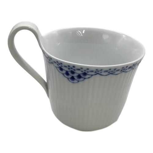 ROYAL COPENHAGEN (ロイヤル・コペンハーゲン) カップ&ソーサー ホワイト×ブルー プリンセス