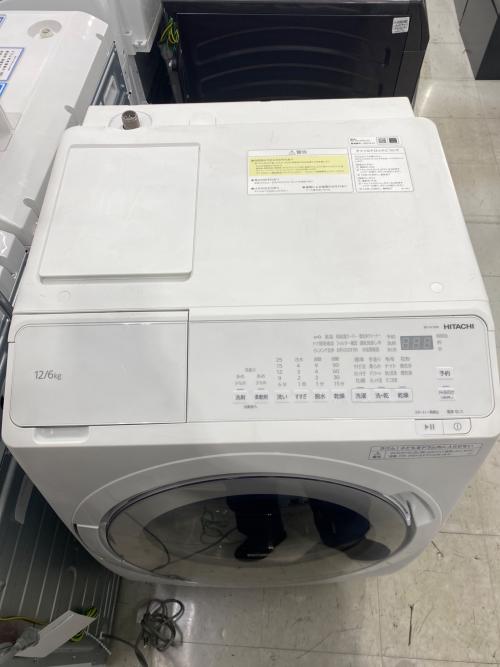 HITACHI (ヒタチ) ドラム式洗濯乾燥機 BD-SV120K 2025年製 輸送ボルト付【7280】