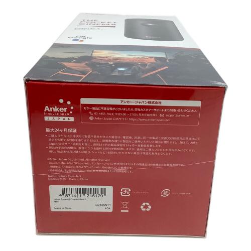 ANKER(アンカー) モバイルプロジェクター D2425N11 2024年製 パネルサイズ：0.23インチ