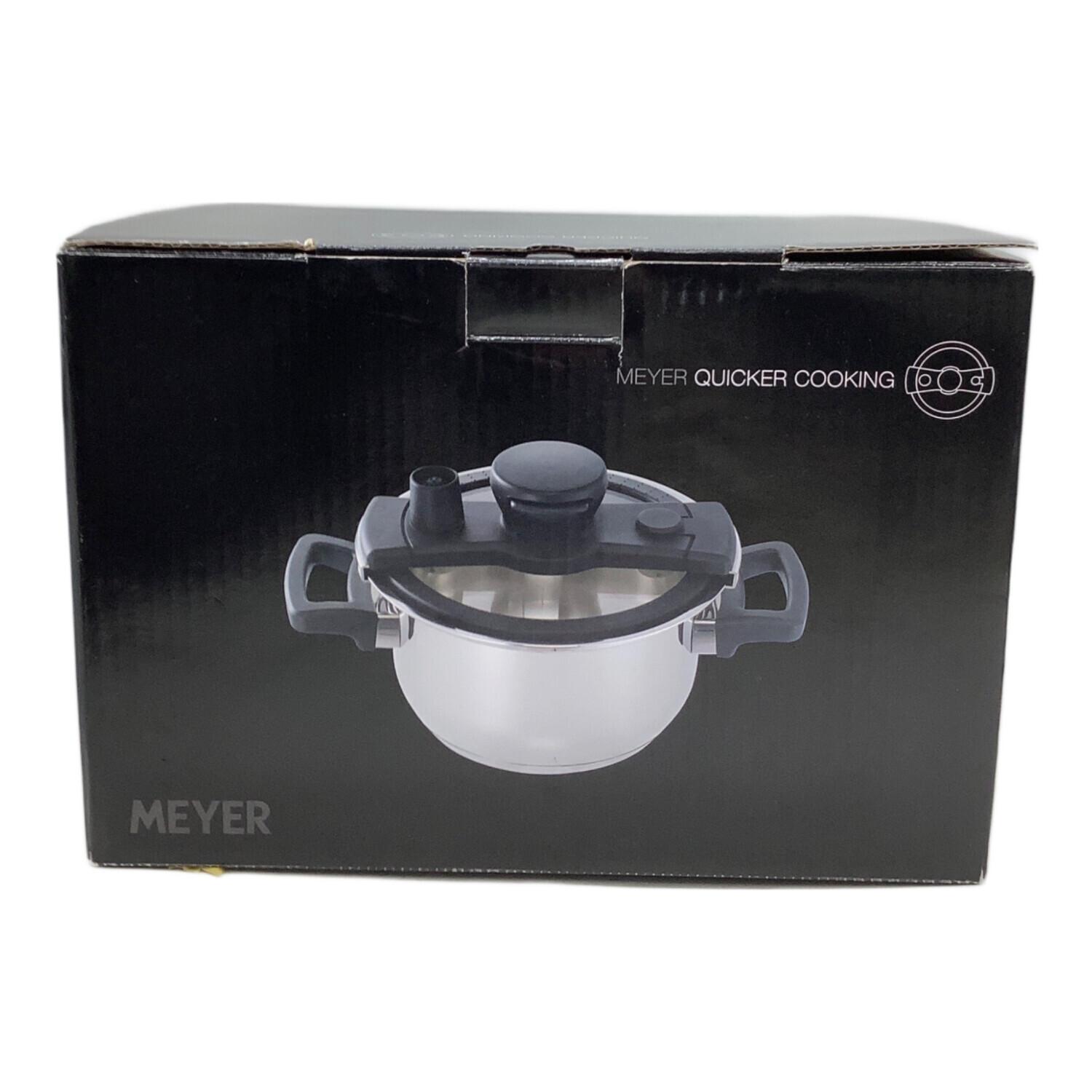 MEYER (マイヤー) 両手鍋 18cm 2.5L クイッカークッキング ブラック