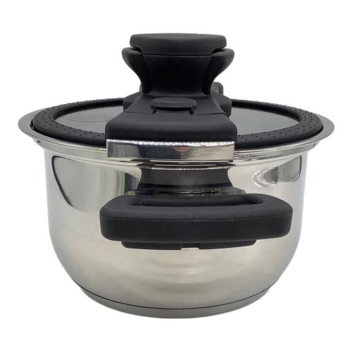 MEYER (マイヤー) 両手鍋 18cm 2.5L クイッカークッキング ブラック