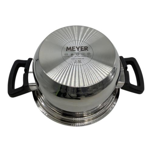 MEYER (マイヤー) 両手鍋 18cm 2.5L クイッカークッキング ブラック