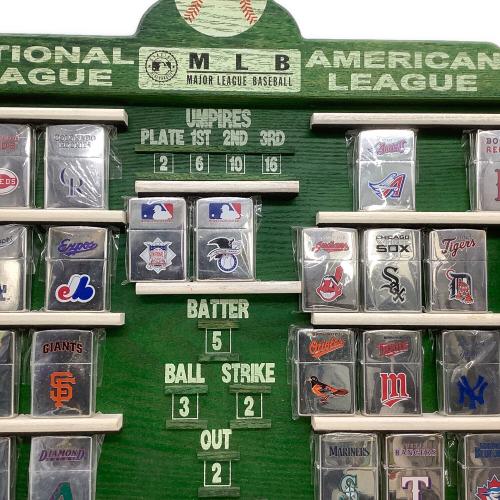 MLBコラボライターセット 木製ケース付 32Pセット