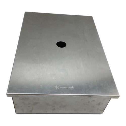 廃盤品 スノーピーク ステンボックス 1ユニット トレー peak Snow peak (スノーピーク) ステンレストレー付きステンボックス