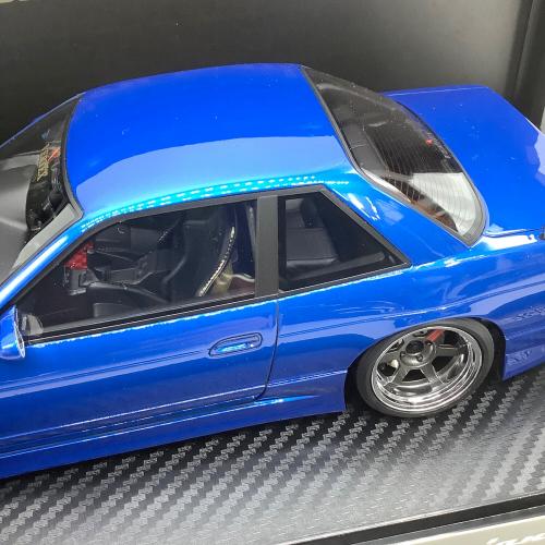 TK.company (ティーケーカンパニー) 1/18 NISSAN 1/18スケールミニカー イグニッションモデル VERTEX S13 Silvia Blue Metallic　
