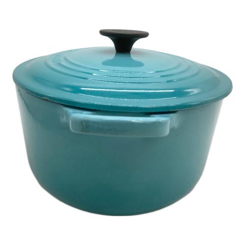 LE CREUSET (ルクルーゼ) 鍋 SIZE 27cm カリビアンブルー ココット・オーバル