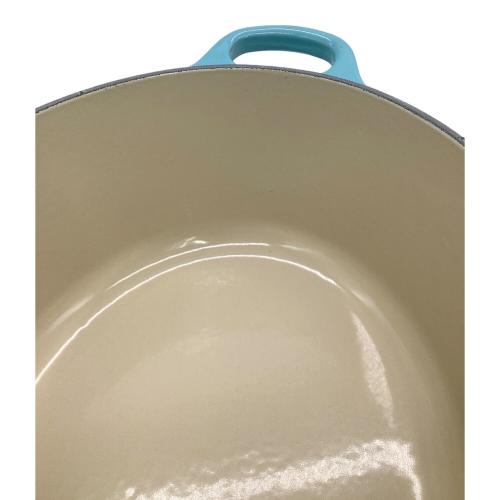 LE CREUSET (ルクルーゼ) 鍋 SIZE 27cm カリビアンブルー ココット・オーバル